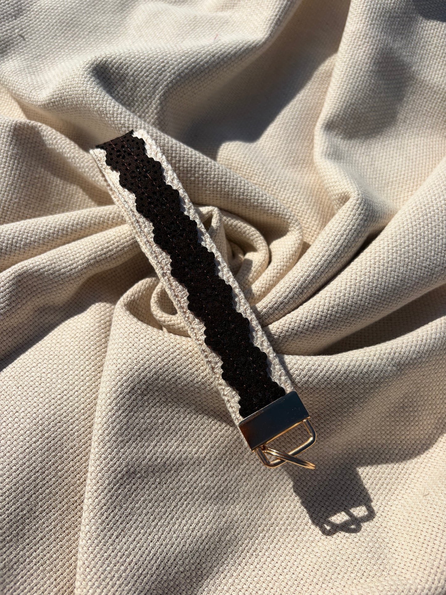 Cocoa Lace Keychain