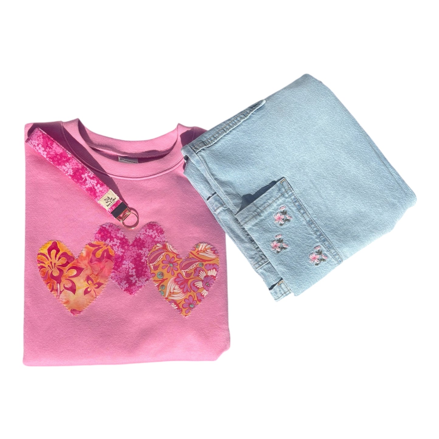 Oversized Heart Crew Neck