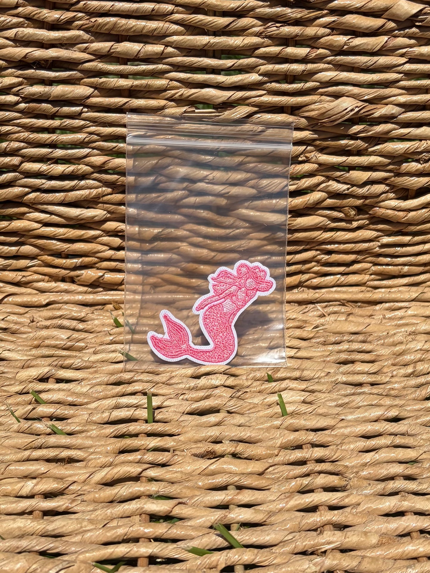 Embroidered Iron On Patches: Beach