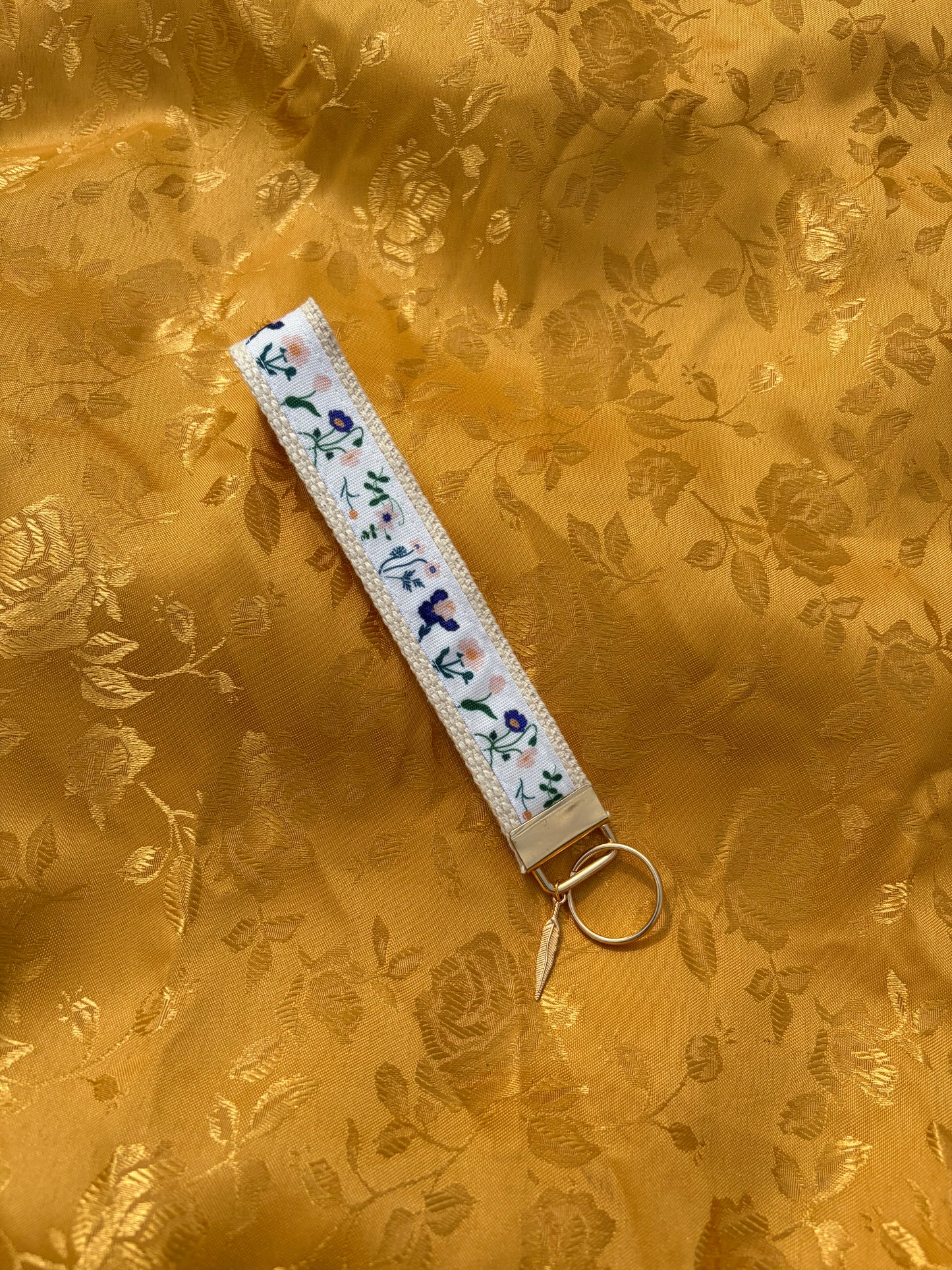 Floral Charm Keychain