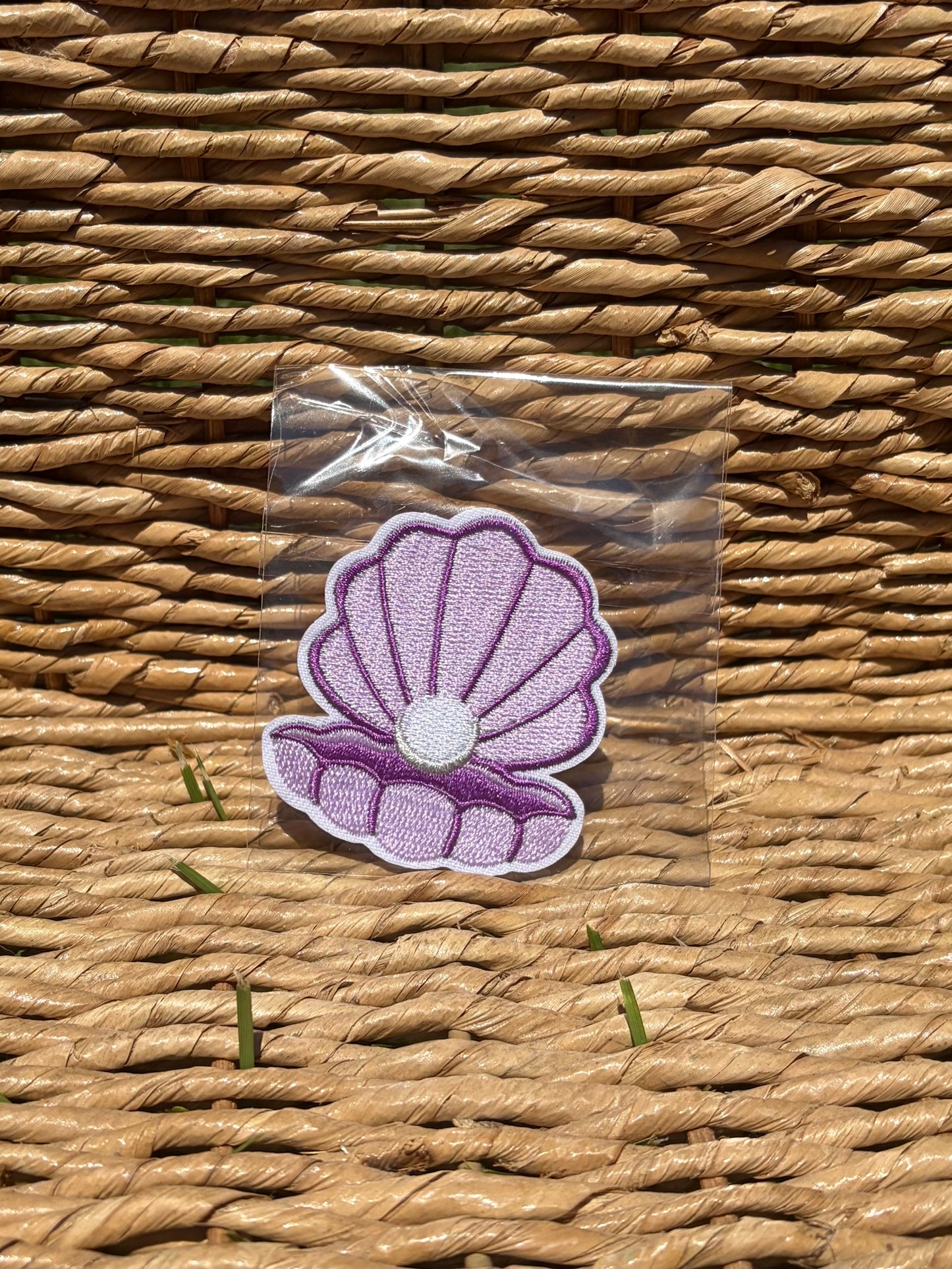Embroidered Iron On Patches: Beach