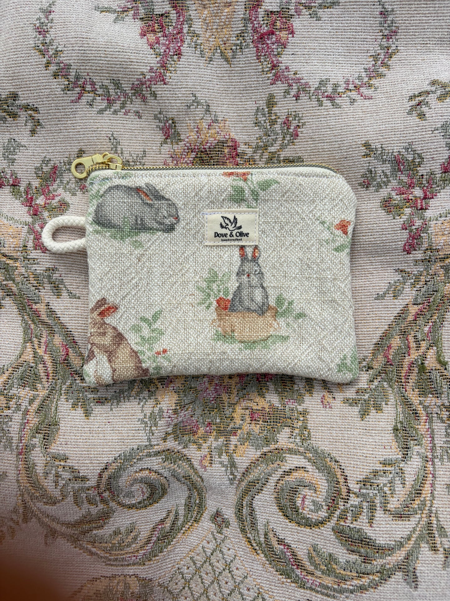 Bunnies Mini Zip Pouch