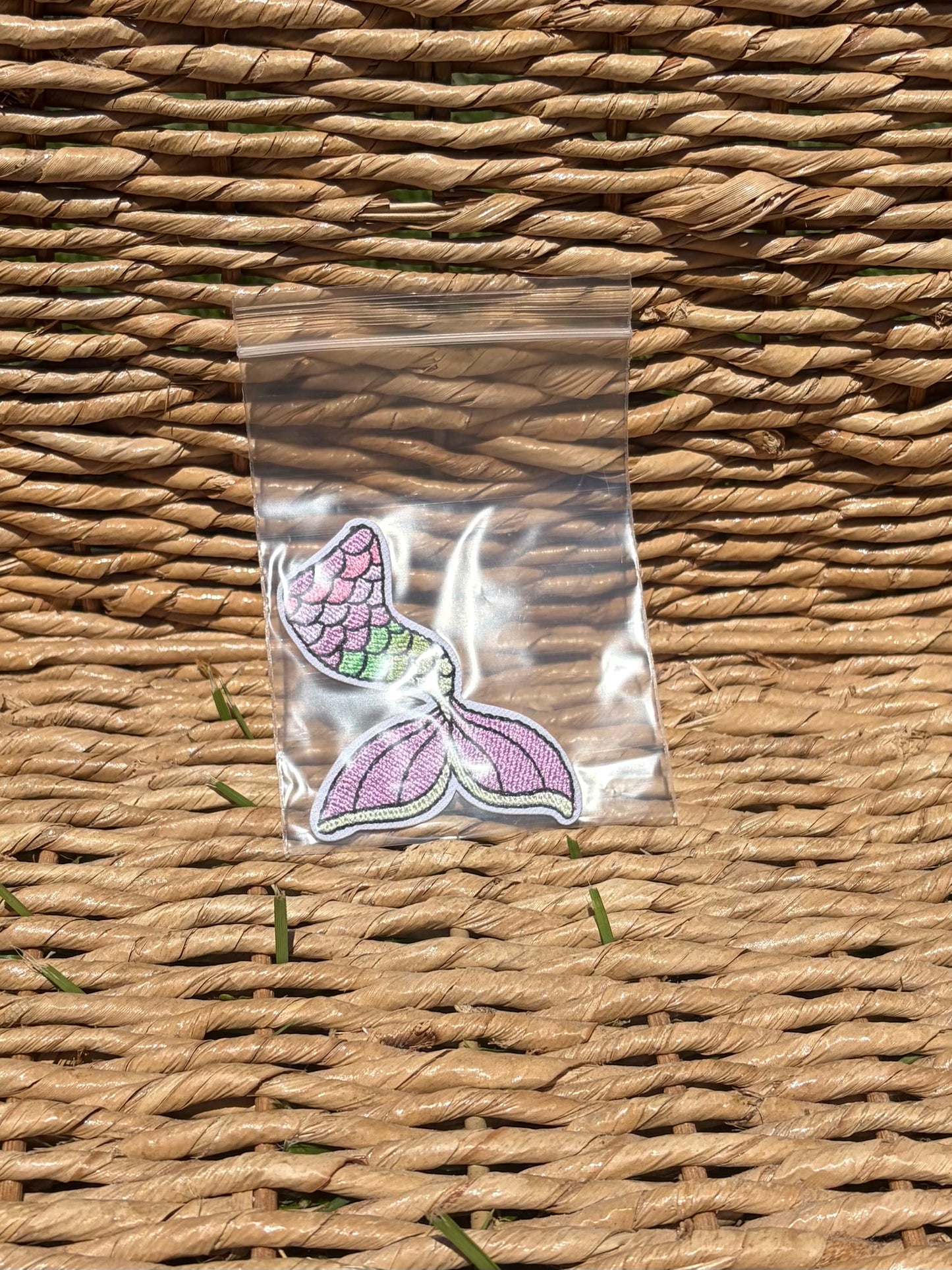 Embroidered Iron On Patches: Beach