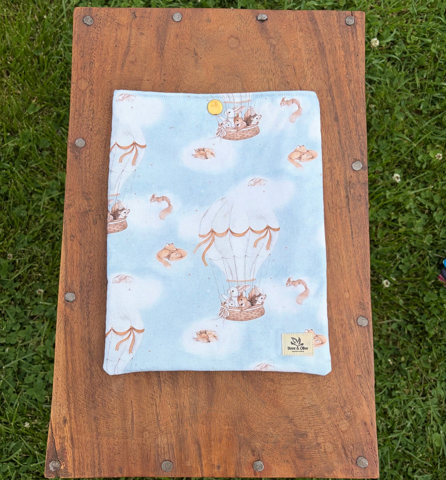Hot Air Balloon Book Sleeve