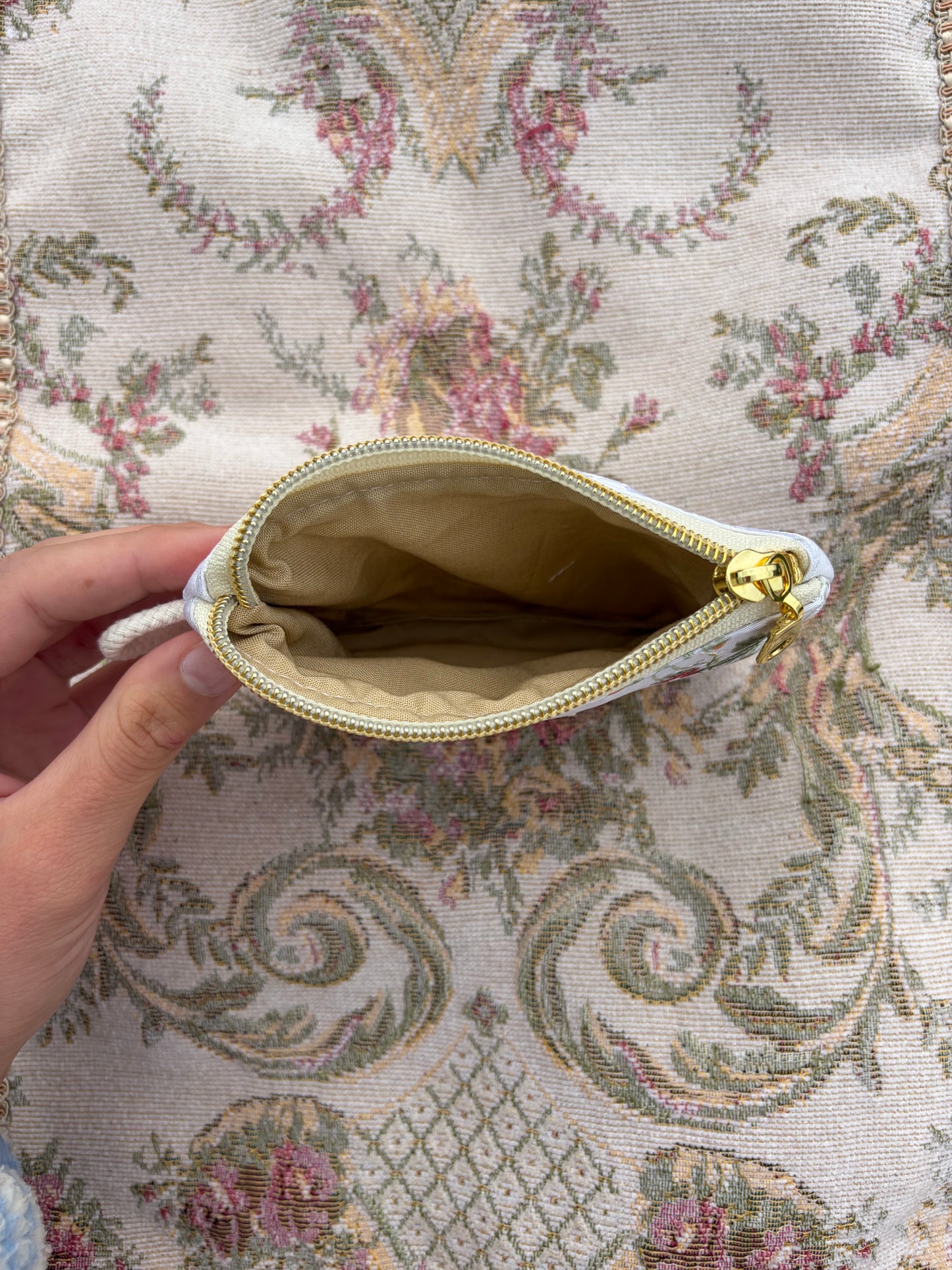 Floral Mini Zip Pouch