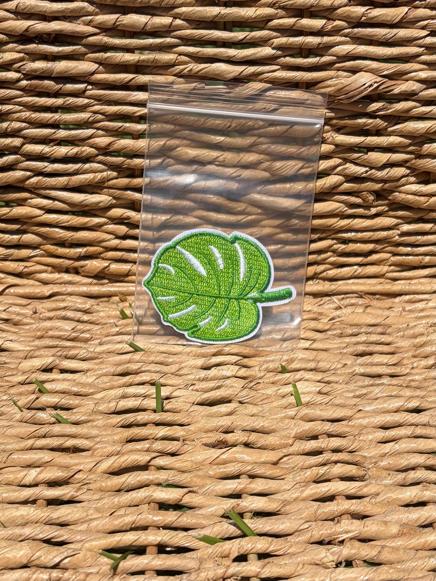 Embroidered Iron On Patches: Beach