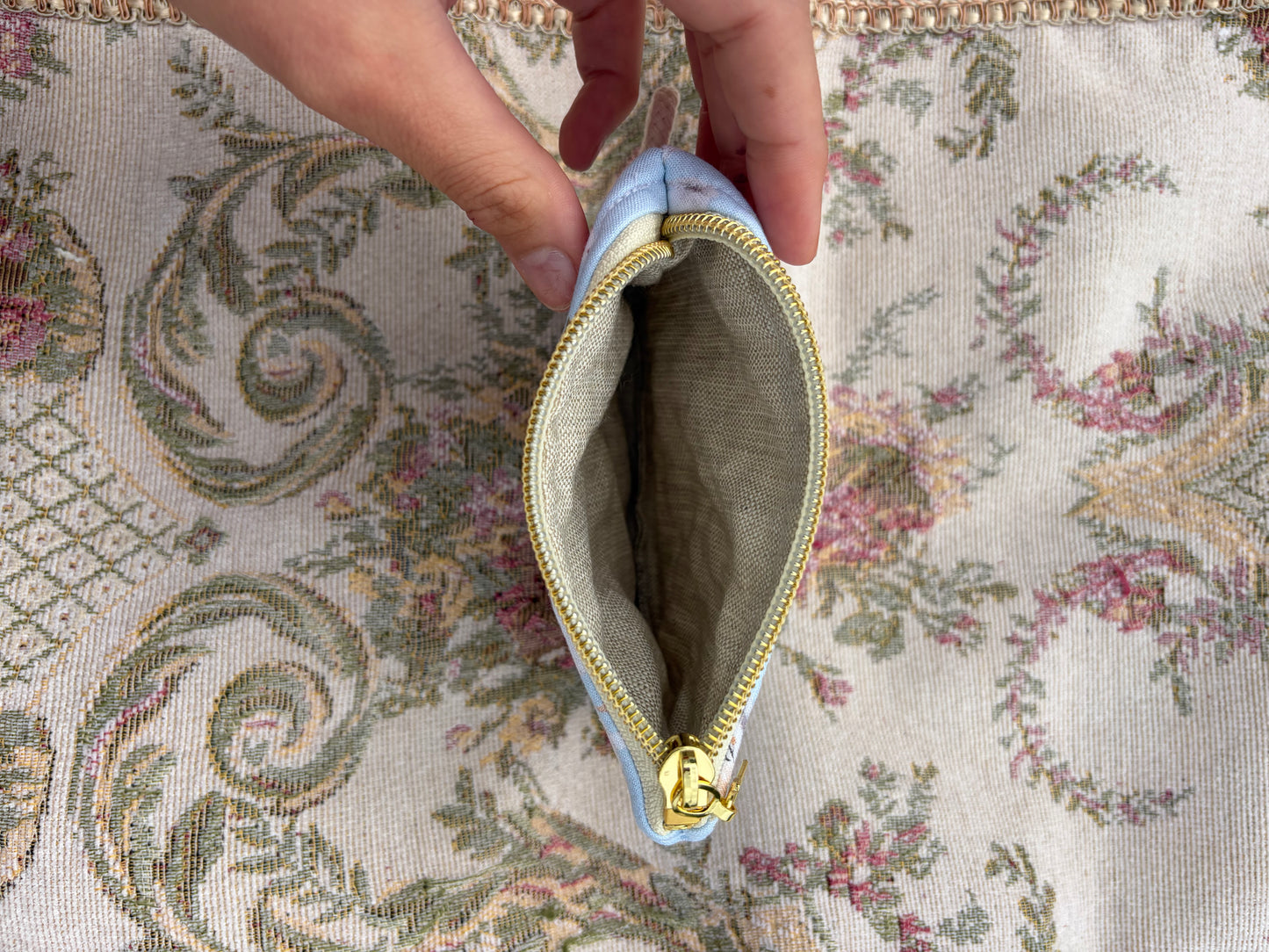 Swans Mini Zip Pouch