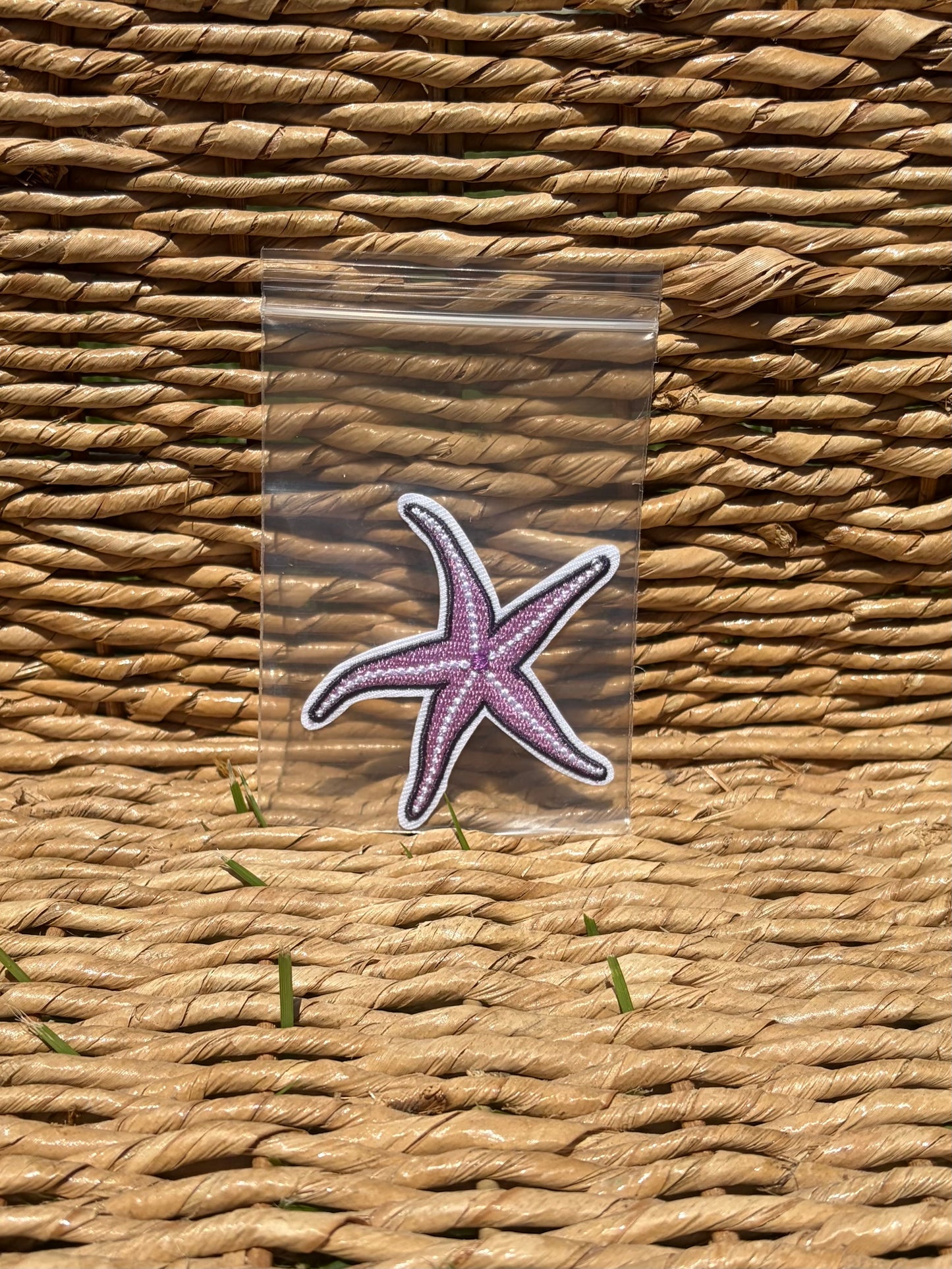 Embroidered Iron On Patches: Beach