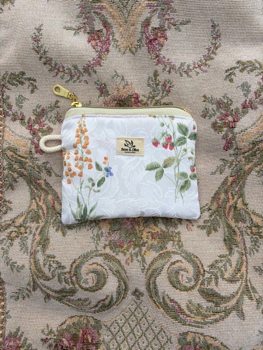 Floral Mini Zip Pouch