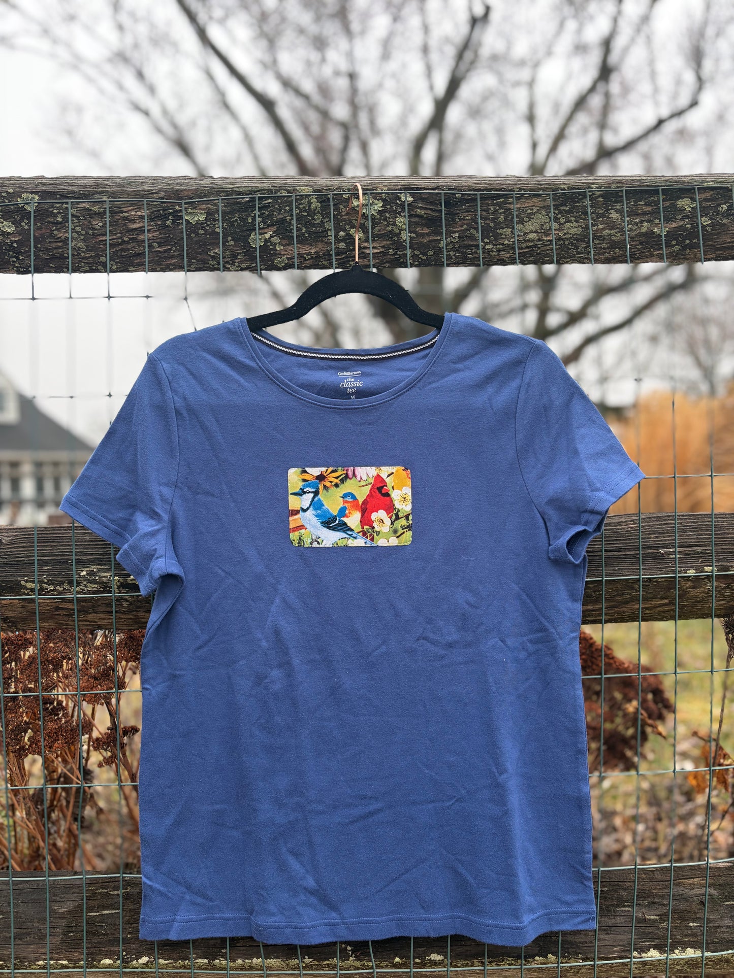 M Upcycled Appliqué T-shirt