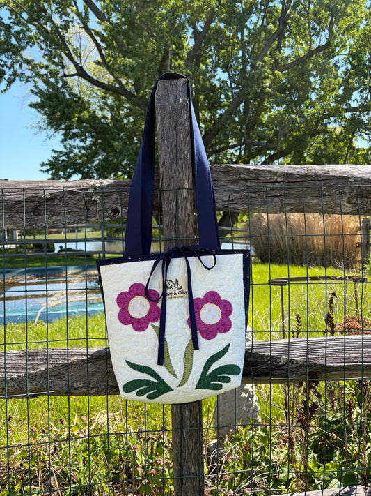 Flower Quilt Tote