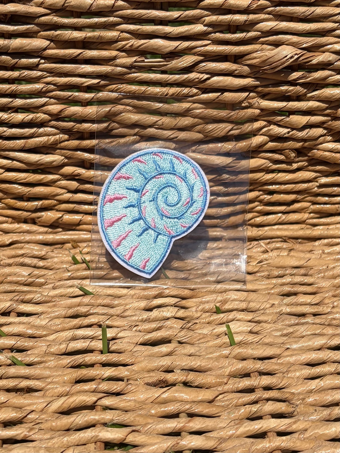 Embroidered Iron On Patches: Beach
