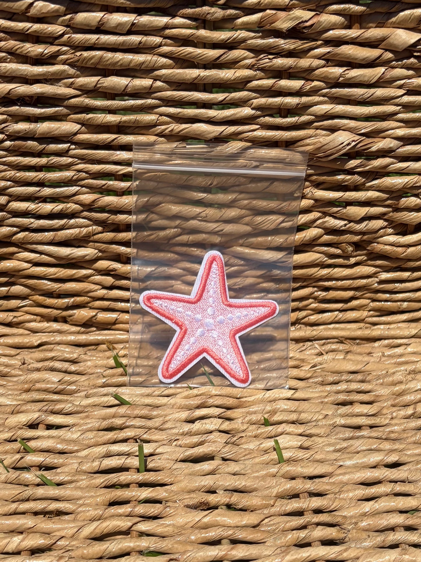Embroidered Iron On Patches: Beach