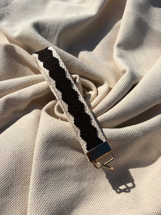 Cocoa Lace Keychain