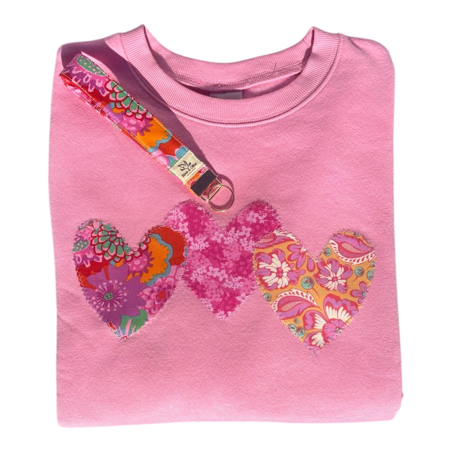 Oversized Heart Crew Neck
